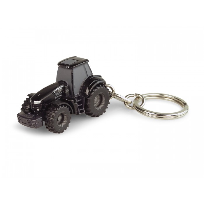 Universal Hobbies Deutz-Fahr Agrotron 9340TTV Black Warrior Tractor Metal Keychain UH5849