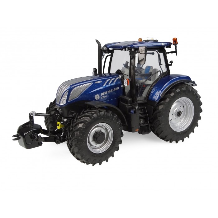 Universal Hobbies 1:32 Scale New Holland T7.210 Blue Power Auto Command Tractor Diecast Replica UH6364