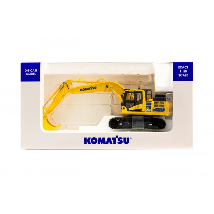 Universal Hobbies 1:50 Scale Komatsu HB205 LC3 Hybrid Excavator Diecast Replica UH8136