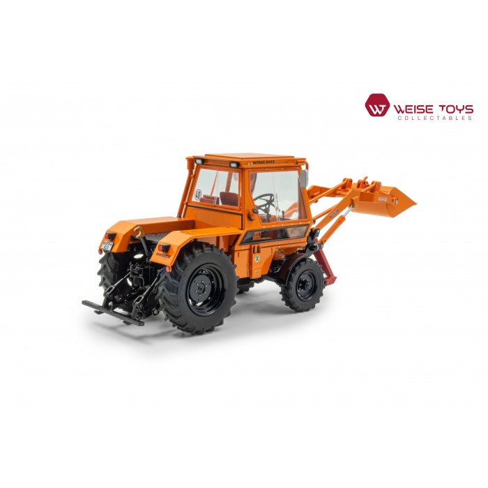 Weise-Toys 1:32 scale Deutz Intrac 2003 A with Frontloader Communal Tractor Diecast Replica WT1109