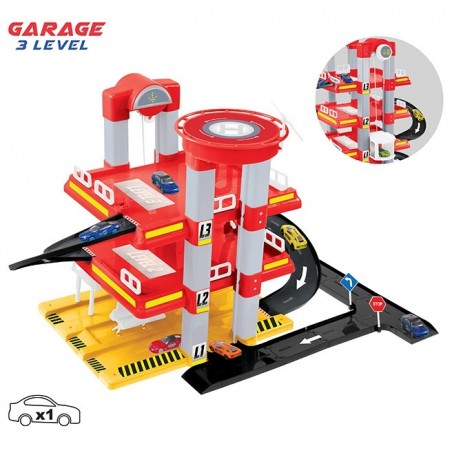 Paradiso Toys City Garage with 3 Levels PT00144