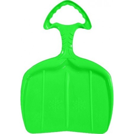 Belli Green Shovel Snow Sled With Handle For Kids BE80382
