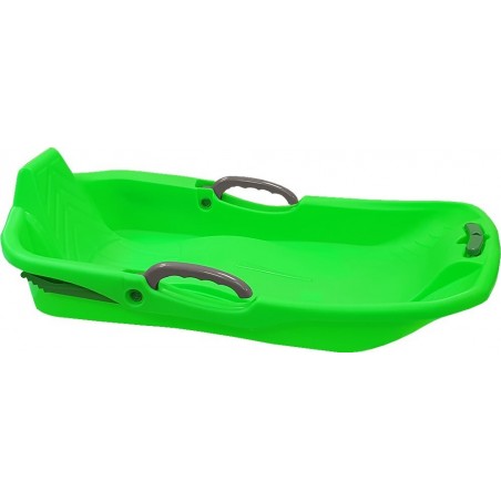 Belli Green Snow Sled 1 Seater With Brake and Handle Cord For Kids BE80306