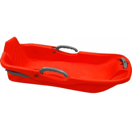 Belli Red Snow Sled 1 Seater With Brake and Handle Cord For Kids BE80337