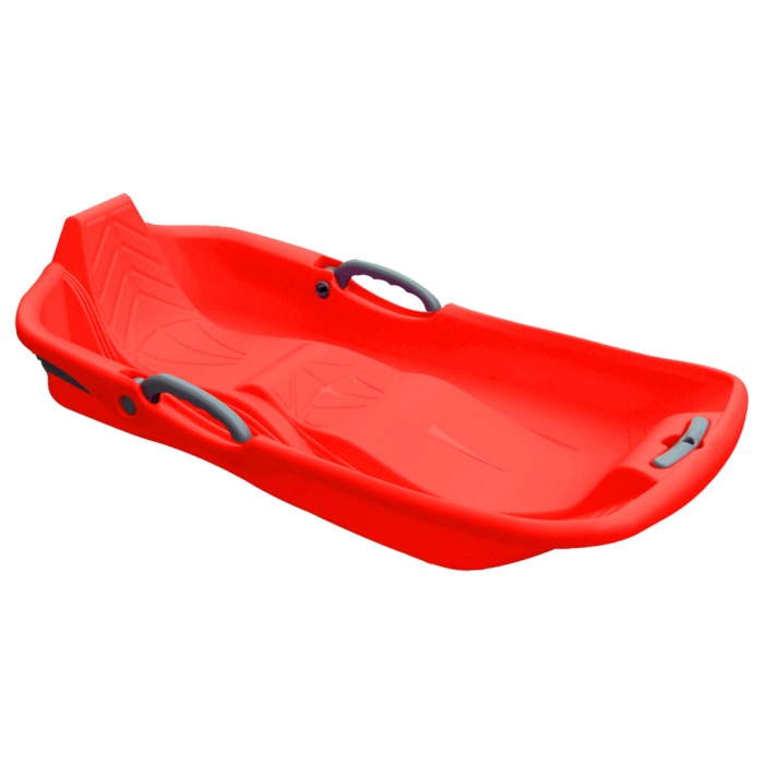 Belli Red Snow Sled 2 Seater with Brake and Handle Cord For Kids BE80375