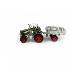 Tronico Micro Series - Fendt Vario 800 Tractor with Trailer - 577 Parts Metal Construction set T9520