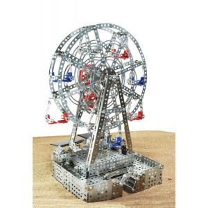 Tronico Profi Series - Ferris Wheel with Solar Cell - 1014 Parts Metal Construction set T10132