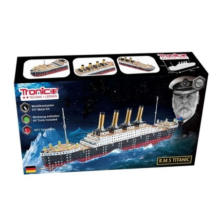 Tronico Profi Series - Titanic Boat - 1871 Parts Metal Construction set T10127