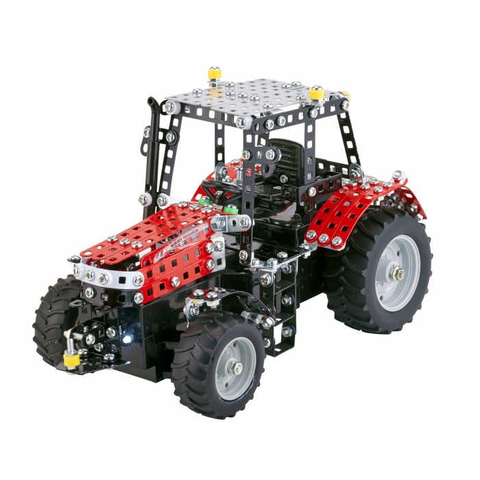 Tronico Junior Series - Massey Ferguson 5430 Tractor with Remote Control - 526 parts Metal Construction set T10087