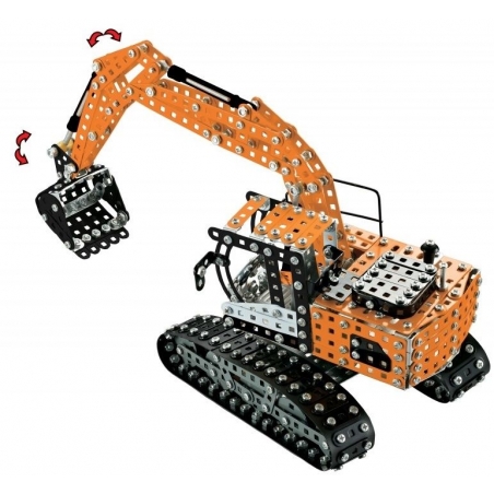 Tronico Profi Series - Doosan DX300LC Excavator - 1283 Parts Metal Construction set T9740