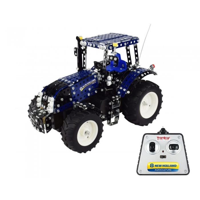 Build your own New Holland T8.390 Tractor with Remote Control - 732 Parts Metal Construction set T10057
