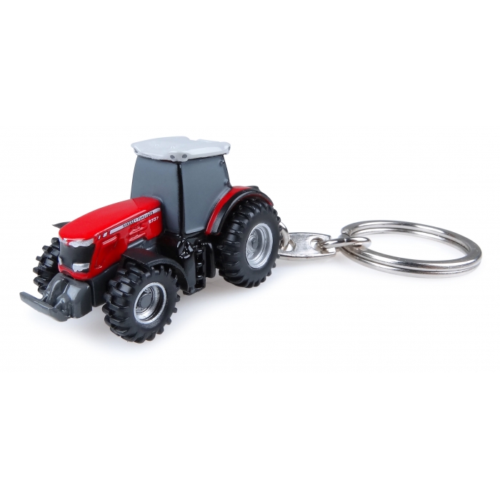 Universal Hobbies die-cast keychain of the Massey Ferguson 8737 Tractor UH5827
