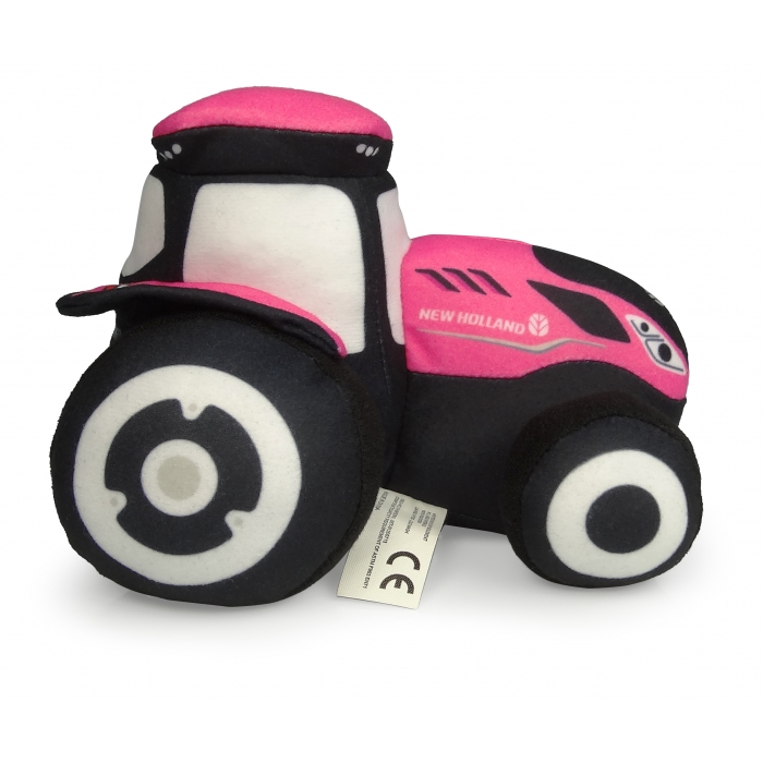UH Kids New Holland T7 Pink Tractor Small Soft Plush Toy UHK1157