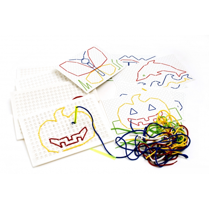 Kids String Art Lacing Board Craft Kit for Early Learning Creativity Ages 3+ LAP40365