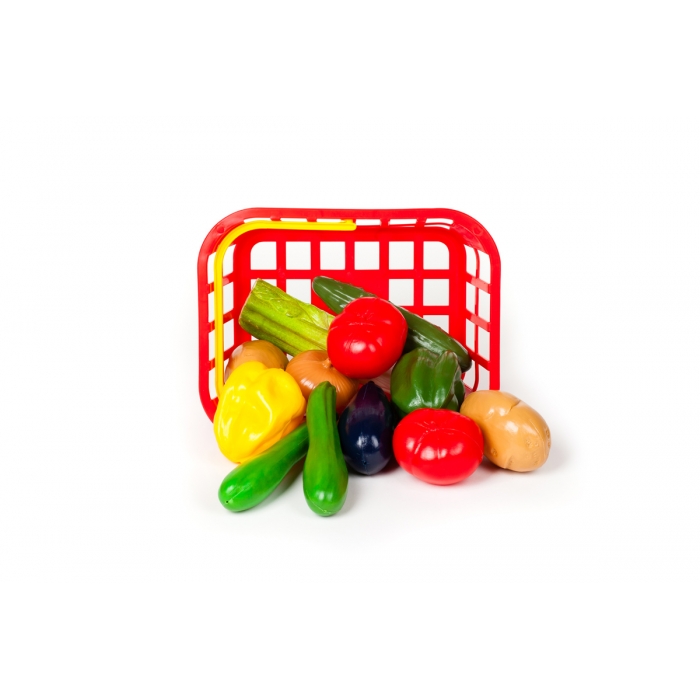 LAP 12 Assorted Vegetables Pretend Food Playset for Toddlers and Kids Ages 2+, Educational Toy LAP53832