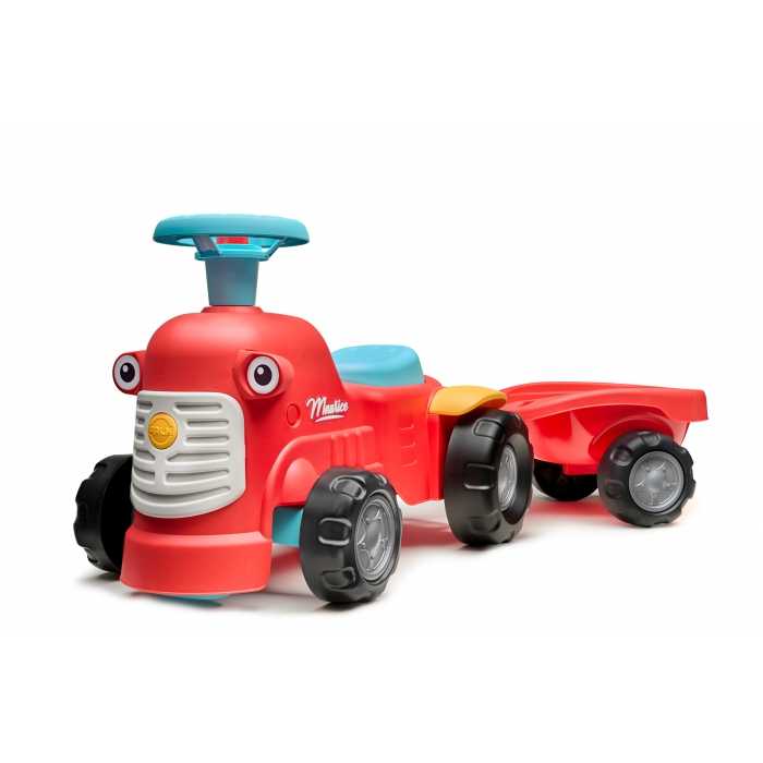 Push Ride-On Tractor with Detachable Trailer, and Baby Push Walking Aids 1-3 Years