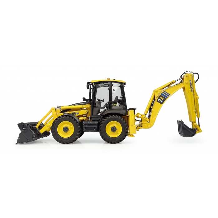 Komatsu WB97S-8 4WD Backhoe Loader, 1:50 Scale Diecast Replica UH8139