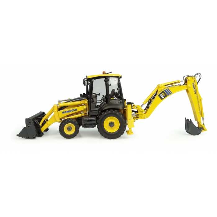 Universal Hobbies 1:50 Scale Komatsu WB93-R 2WD Backhoe Loader Diecast Replica UH8142
