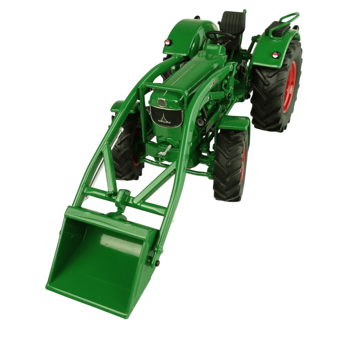 Universal Hobbies 1:32 Scale Deutz-Fahr D6005 - 4WD Tractor with Front Bucket Diecast Replica UH5307