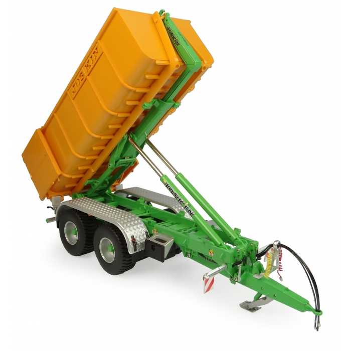 Universal Hobbies 1:32 Scale Joskin Cargo-LIFT With Hook Lift Trailer in Diecast Replica and Container Included UH6353