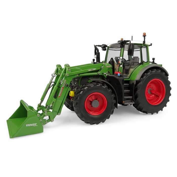 Universal Hobbies 1:32 Fendt 618 Vario Tractor with Front Loader Diecast Farm Model Replica UH6688
