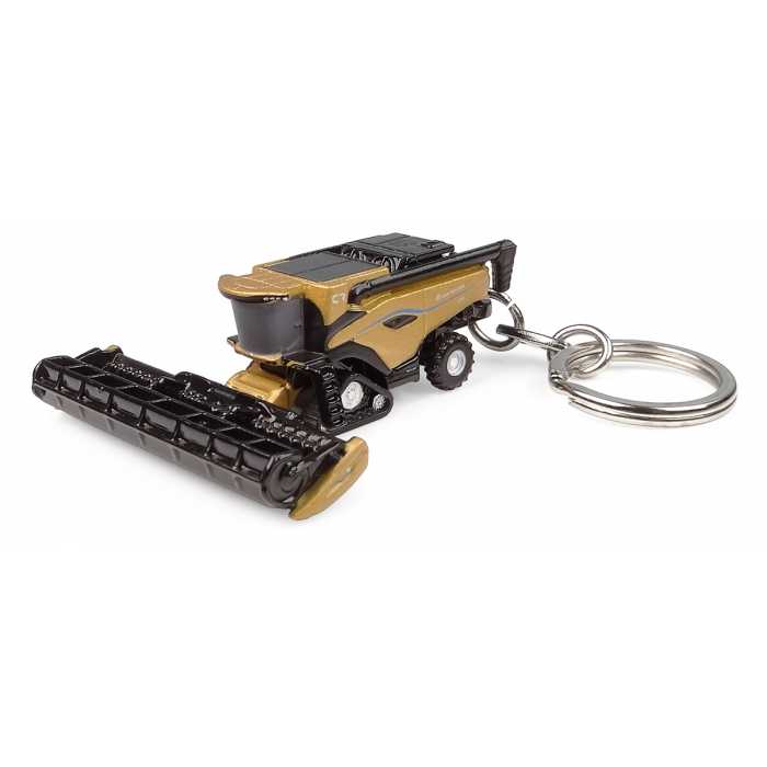 Universal Hobbies New Holland CR11 Combine Metal Keychain, Gold Edition UH5899