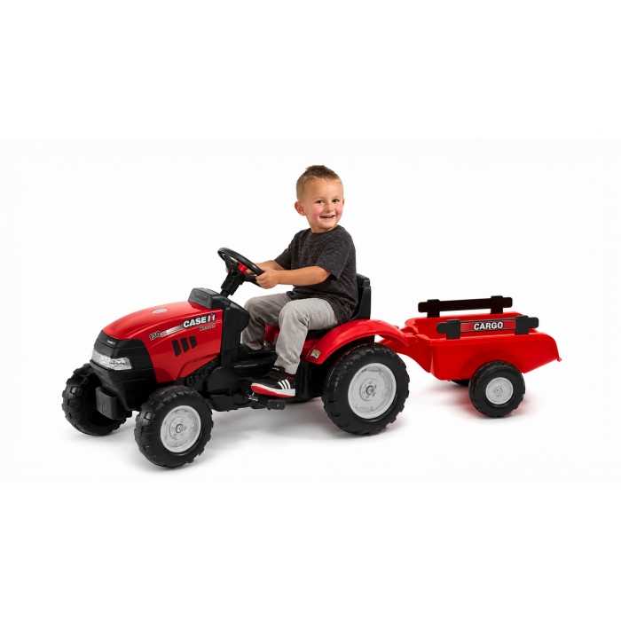 Case IH Maxxum CVX 130 Pedal Tractor with Trailer, Ride-on + 2 Years FA961B