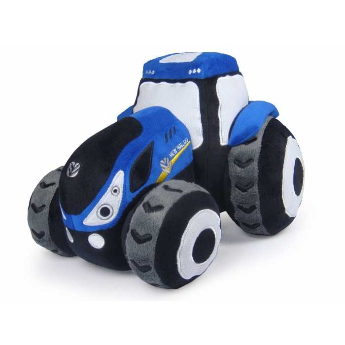New Holland T7 Tractor Plush Toy by UH Kids, Soft Stuffed Farm Vehicles, All ages