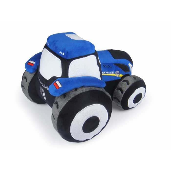 New Holland T7 Tractor Plush Toy by UH Kids, Soft Stuffed Farm Vehicles, All ages