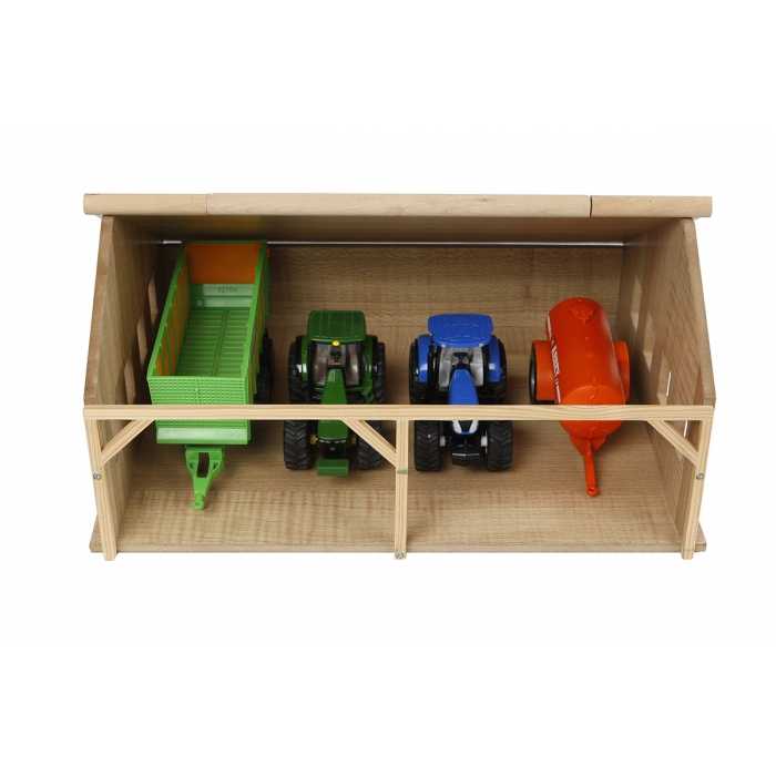 Kids Globe 1:50 Scale Wooden Farm Shed Toy for Tractors KG610047